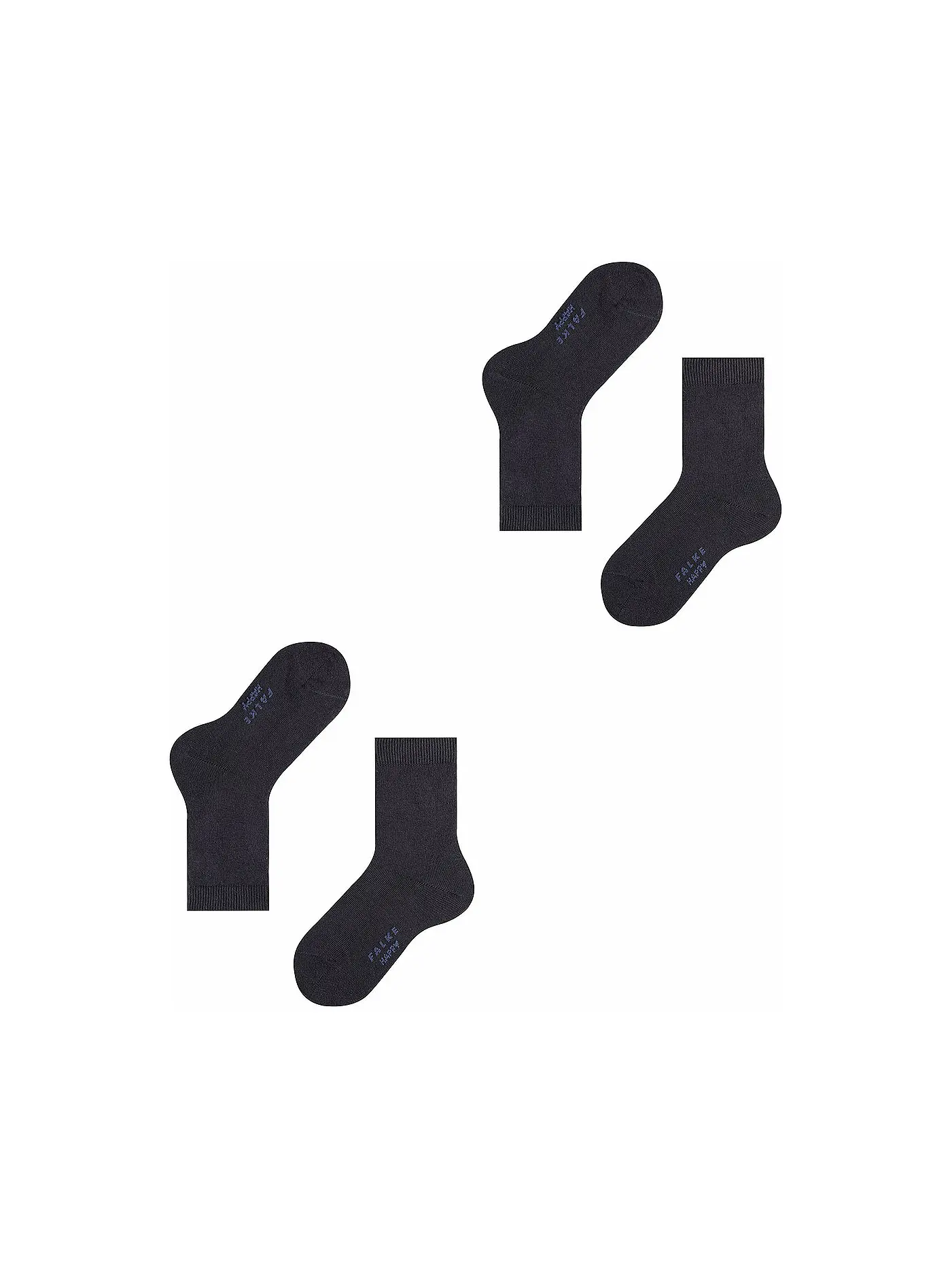 FALKE | Happy Kinder Socken 2-er Pkg. (dark navy) | 